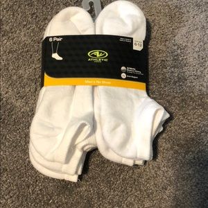 White no-show socks